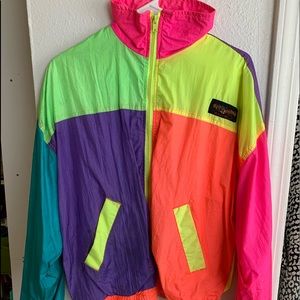 Retro windbreaker